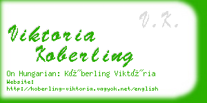 viktoria koberling business card